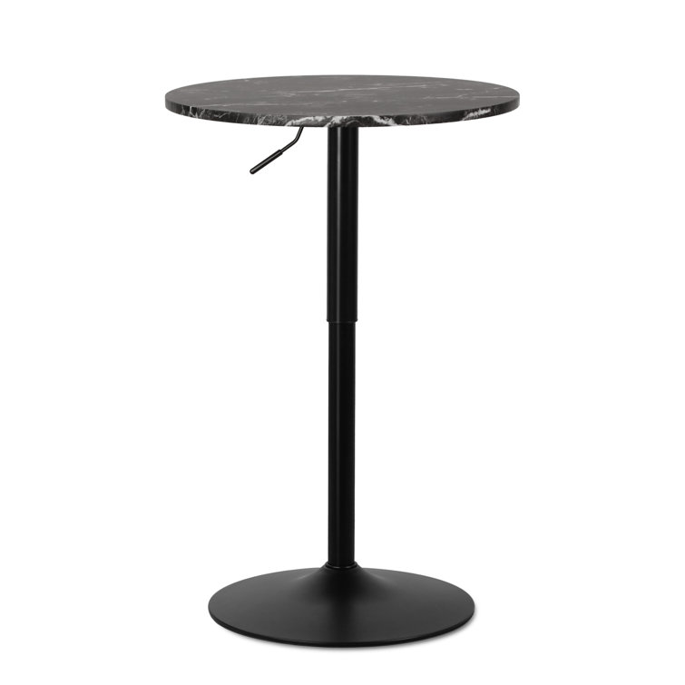 Adjustable round dining discount table